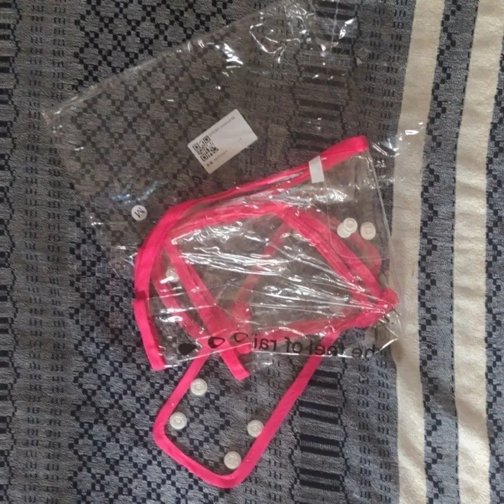 Pet Clear Pink raincoat‎ Nip 🌈5 for $25
